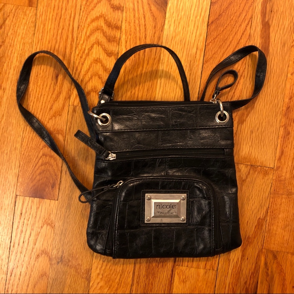 Black Nicole by Nicole Miller crossbody